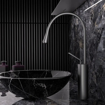 Brushed Rose Gold Bathroom Faucet Brushed Gold Basin Faucet  Hot  Cold Sink Faucet Brass Lavotory Faucet Swivel Sink Water Crane