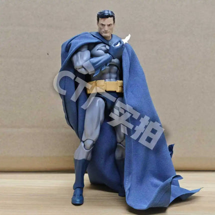 CT New Batman&Superman Hush Mafex 105 DC Justice League Comic Version Blue 16cm Articulated Action Figure Collectible Model Toy