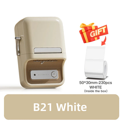 NiiMbot B21 B21 PRO Bluetooth Adhesive Label Printers Mini Thermal Printer Wireless Barcode Label Maker for Office Clothing