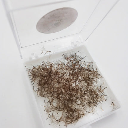 SupMacio Brown Premade Fan Lash Extensions 3D/5D/6D/8D/10D Thin Pointy Base 500 Fans Loose Promade Volume Lashes Makeup Cilio