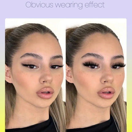 GROINNEYA Lashes Clusters Cat Eyelashes Wispy Individual Lashes Extensions Volume Fluffy Clusters Lashes DIY Eyelashes Makeup
