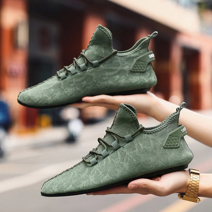 YRZL Fashion Summer Shoes Soft Comfortable Breathable Shoe for Man Shoes Men Trend Lightweight Outdoor Casual Walking Shoes