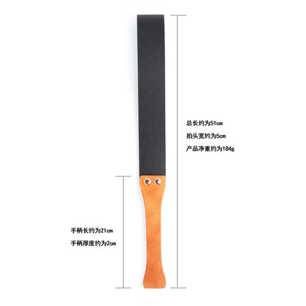 Black Flogger Leather Bdsm Whip Wooden Handle Spanking Paddle Slave Adult Sex Toys for Womans Bondage Restraints Whips Sex Shop
