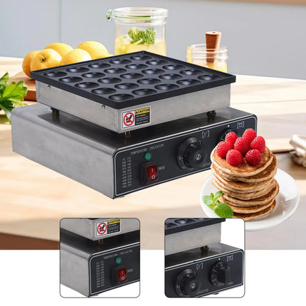 Cupcake Machine Electric Small Waffle Bites Household Non Stick Compact Waffle Maker for Snacks Breakfast Muffins Donut Desserts