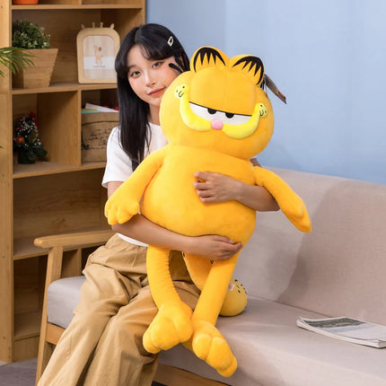 Big Size Garfield Plush Anime Animal Lazy Foolishly Tiger Skin Simulation Ugly Cat Kawaii Garfield Stuffed Peluche Doll Gift