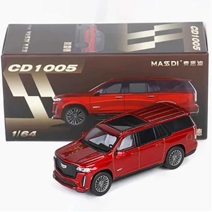 MASSDI 1:64 Scale Escalade/Suburban/CT6 Alloy Simulation Car Model Classic Adult Collection Static Display