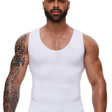 Men Body Shaper Slimming Compression Vest Undershirt Sexy Waist Trainer Tank Top Belly Control Workout Weight Loss Shapewear