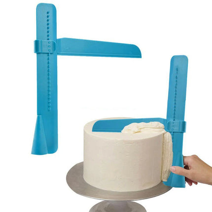 BCMJHWT Cream Scraper Irregular Teeth Edge Spatulas Cake Baking Scraper Fondant Cake Slicer Pastry Cutters Tools DIY Decorating