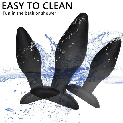1/3pc Prostate Massager 3 Different Size Silicone Plugs Anal Butt Plug Anal Dilation Trainer Adult Games Sex Toys For Men Women