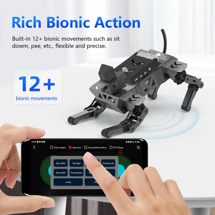 XiaoR GEEK ESP32 XR-Corgi Bionic Programmable Smart STEM Educational Robot Dog Kits
