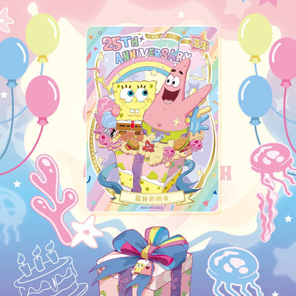 KAYOU Genuine SquarePants Card Tedianbao Patrick Star Squidward Tentacles Animation Game Collection Card Peripheral Toy Gift