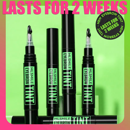 Rotating Liquid Eyebrow Dye Tint Brush Pencil Long lasting Coloring Lasts 2 Weeks Waterproof Makeup Eyebrow Cream Stencil Kit