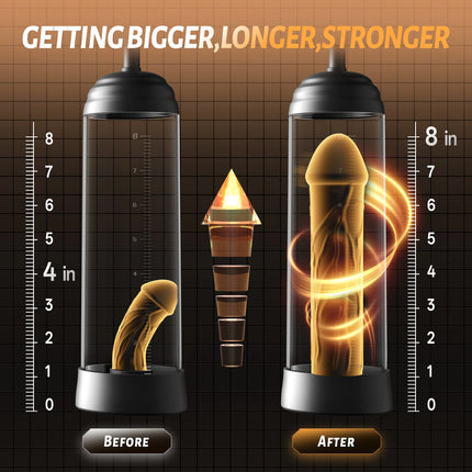 Automatic Electric Penis Pump for Men 6 Sucking Male Vacuum Suction Massager Penis Enlarger Glans Blowjob Masturbation Sex Toys