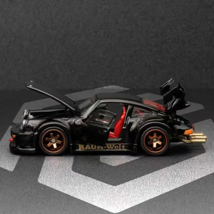 FG 1:64 Alloy Fully Open Model RWB930 Widebody Modified Edition GT Wing Edition Collectible Display Item Gift Toy