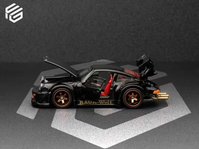 FG 1:64 Alloy Fully Open Model RWB930 Widebody Modified Edition GT Wing Edition Collectible Display Item Gift Toy