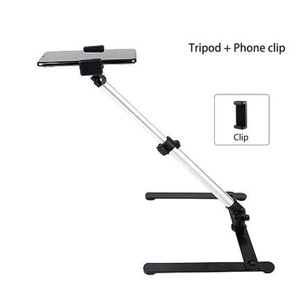 Foldable Overhead Tripod for Smartphone Desktop Tripod for Iphone Phone Tripodlar Tripodes for Note Shooting Tripe for Mobile