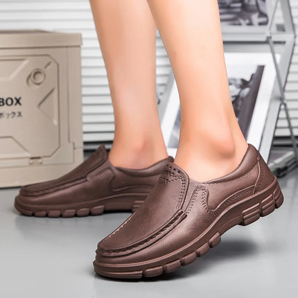 Men Women Chef Shoes Casual Loafers Waterproof Oil-proof Kitchen Work Cook Shoes Non-slip Hotel Restaurant Footwear Walking Shoe