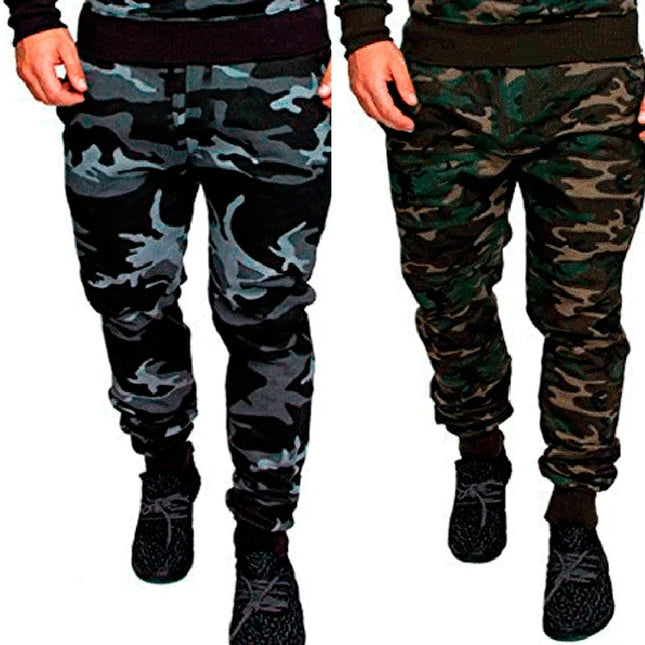 M-5X 2023 Mens Jogger Autumn Pencil Harem Pants Men Camouflage Pants Loose Comfortable Cargo Trousers Camo Joggers