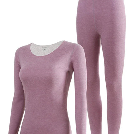 Women's Thermal Underwear Cashmere Suit Thermal Clothing Woman for Cold Seamless Thick Double Layer Winter Cloting