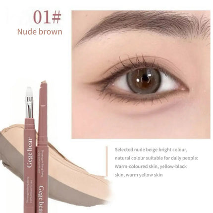 Dual-Tone Under-Eye Matte Highlighting Shadow Pencil Nude Beige Brown Brightening Cream Lying Silkworm Eyeliner Aegyo sal Pen