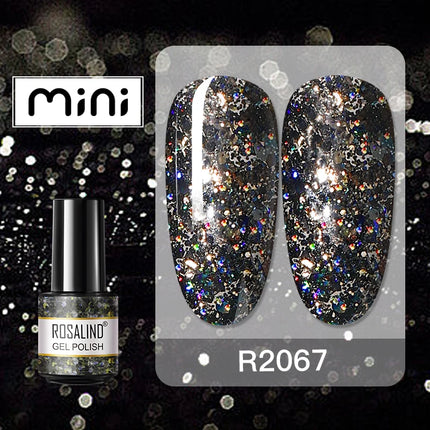 ROSALIND Temperature Changed Gel Nail Polish Soak Off Gel Varnishes Nail Art Semi Permanent Base Top Coat UV Nail Gel Polish