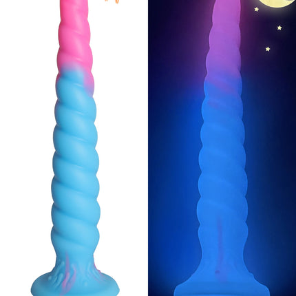 Luminous Anal Sex Toys Long Anal Plug Dildos Huge Butt Plugs for Women Men G Spot Prostate Massager Gay Anus Dilator Masturbator