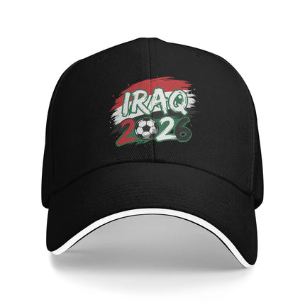 Women Men Iraq Flag Iraqi Outdoor Hat  Trucker Cap Casual Baseball Cap Snapback Hats