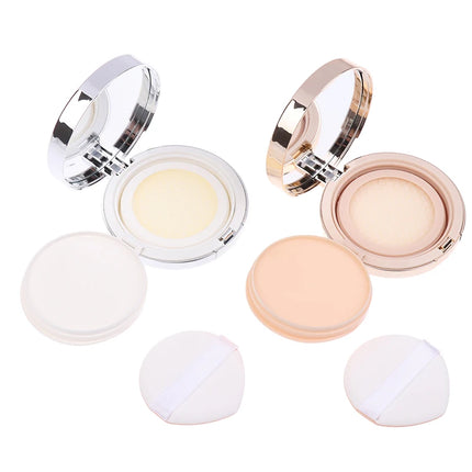 【Empty Air Cushion Puff Box With Mirror Sponge Portable Foundation DIY Box BB Cream Cosmetic Case Container Beauty Makeup Tools】