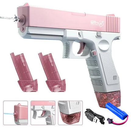 Kids Outdoor Water Toys Electric Toy Portable Water Guns Automatic Toys Electric Burst Water Gun Summer Toys