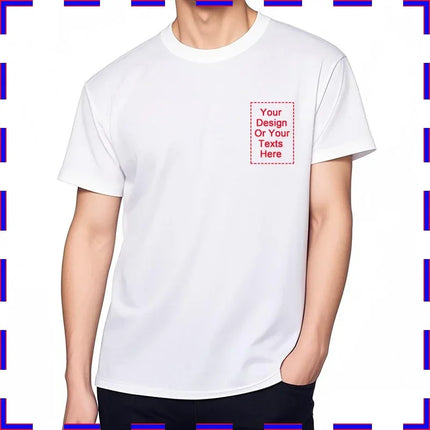 Personalized Rock t-shirt Workout Oversized T-shirt Custom Text Travel Minimalist Tshirt Cool Bespoke Graphic Round Neck Tee