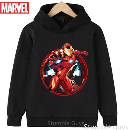 Avengers Kids Hoodie Spiderman Autumn 3-13Y Boys Clothes Girls Marvel Comfortable Sports Wear