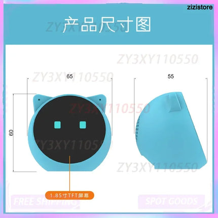 Echoear Meow Companion Desktop Intelligent Ai Chat Robot Bean Bag Voice Dialogue Toy Finished Holiday Gift