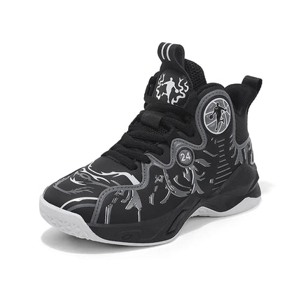 Children Basketball Shoes High Quality Wear Resistant School Competition Training Shoes Ankle Protected Anti Slip Youth Sneakers