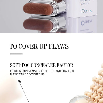 O'CHEAL Perfect Cover Stick Thin And Comfortable Concealer Foundation Cream Stick Instant Natural Waterproof Long-lasting Makeup