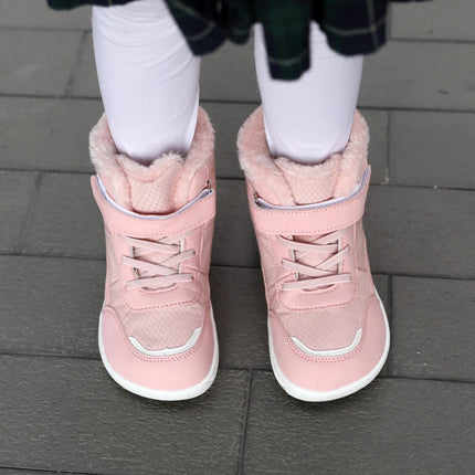 2024 Kids Wide Toe Barefoot Snow Boots | Boys/Girls Winter Minimalist Sneakers | Girls Boys Warm Boot Toddler Little Big Kids