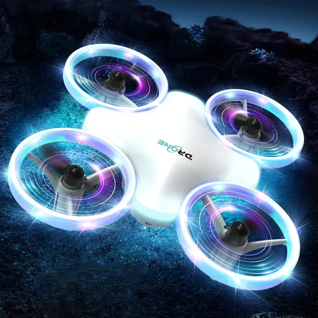 with Fixed Height One-button Up-and-down Headless Mode Fast and Slow 360-degree Flip Seven-colored Light Small Rc Quadcopter