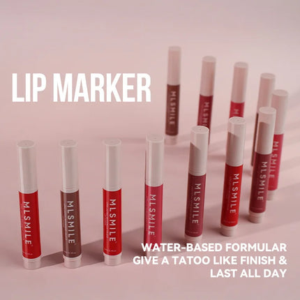 Nude Brown Matte Lipstick Marker Pen Solid Lip Gloss Waterproof Long Lasting Lipstick Pencil Lip Liner Pen Lips Makeup Cosmetics