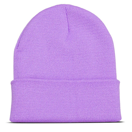 Personalized Custom Beanies Hats with Embroidery Text Logo for Men Women Warm Winter Knitted Cuff Beanie Cap Dropshipping