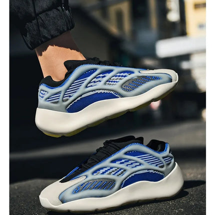 Men's Coconut Shoes Spring Hot Sale Of The Season New Casual Dad Shoes 700v3 Shape Trend Night Light Sports Shoes Lightweight...
