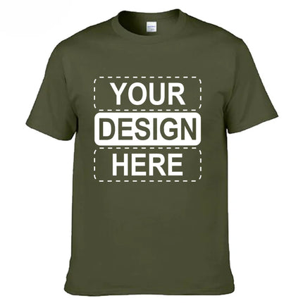 New Customized Printed Leisure T Shirt Harajuku Women Tee DIY Your Like Photo Or Logo T-shirt Fashion Custom Men Tops Tshirt