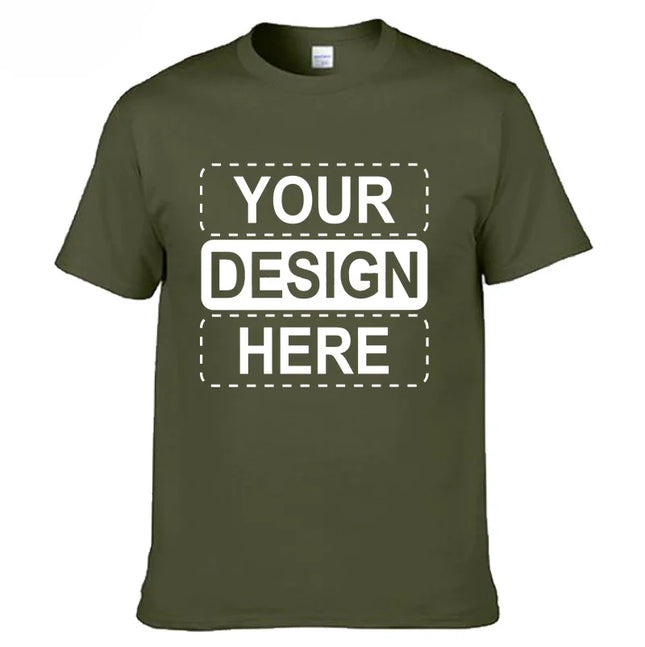New Customized Printed Leisure T-Shirt Harajuku Women Tee DIY Your Like Photo Or Logo T-shirt Fashion Custom Men Tops T-shirt