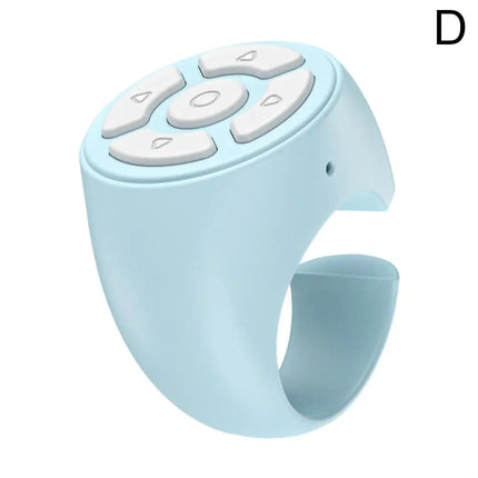 Wireless Finger Scroller with Ring Design, Fingertip Remote Control for Mobile Phones, Photo Clicker Function, Solves One-Handed