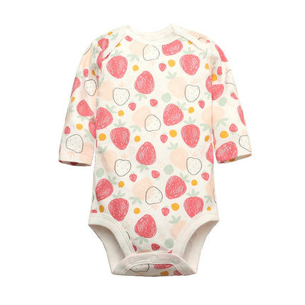 2026 Newborn Baby Girl Clothes Long Sleeve 100% Cotton 5 Pieces/Lot Baby Bodysuits Cartoon Underwear Infant Bebe Clothing 3-24M