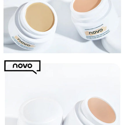 1pcs 3-Color Concealer Waterproof Full Coverage Concealer Professionally Cover Dark Circles Around Eyes and Face for All Skin