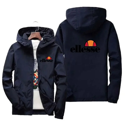 Spring Autumn New Windbreaker Mountaineering Raincoat Printed Letters Men's Jacket Coat Fashion Outdoor Sports Casual Thin Jacke