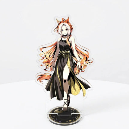 Horse Racing Anime Uma Musume Pretty Derby Acrylic Stand Keyring Tokai Teio Oguri Cap Special Week Clear Figure Collectible Gift