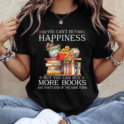 Reading Quote T-shirt Floral Book Graphic T Shirt Men Women Humor Fashion T Shirts Casual Streetwear T-shirts