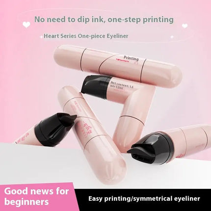Double Head Rotatable Eyeliner Stamp Integrated Eyeliner Stamp Precise Outline Signet Long-Lasting Eyeliner Liquid Pen Cosmetics