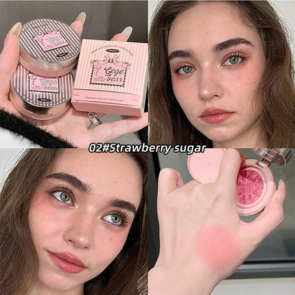 Sweet Color Translucent tender Air cushion blush Pink Powder blush to improve the complexion of Korean vitality young girl