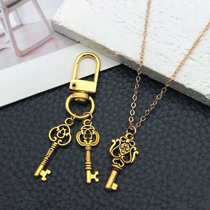 20/100pcs Mini Key Series (Includes Antique Gold/Bronze/KC Gold/Bright Silver Finishes) - Ideal for Handmade Jewelry Crafting"